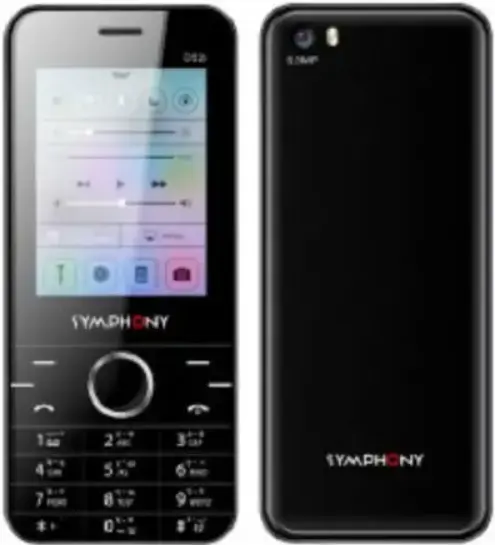 Symphony D52i Black Image.