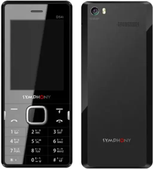 Symphony D54i Black Image.