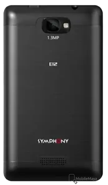 Symphony E12 Back side