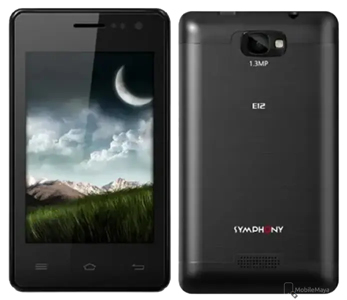 Symphony E12  Black Color