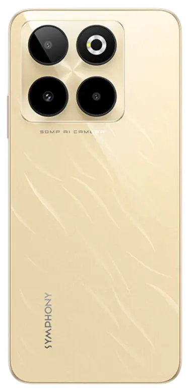 Symphony Innova 40 4G Cosmic Gold Back Image.