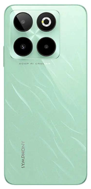 Symphony Innova 40 4G Radium Green Back Image.