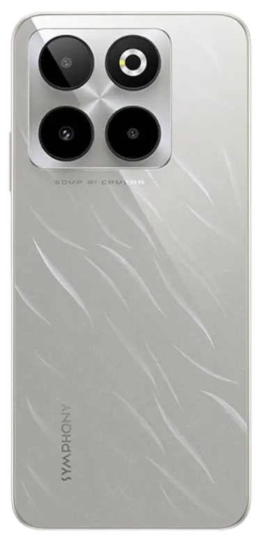 Symphony Innova 40 4G Titanium Silver Back Image.