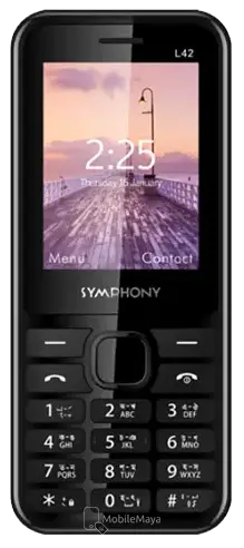 Symphony L42 official front image