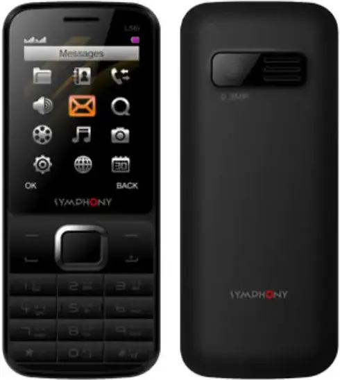 Symphony L56i Black Image.