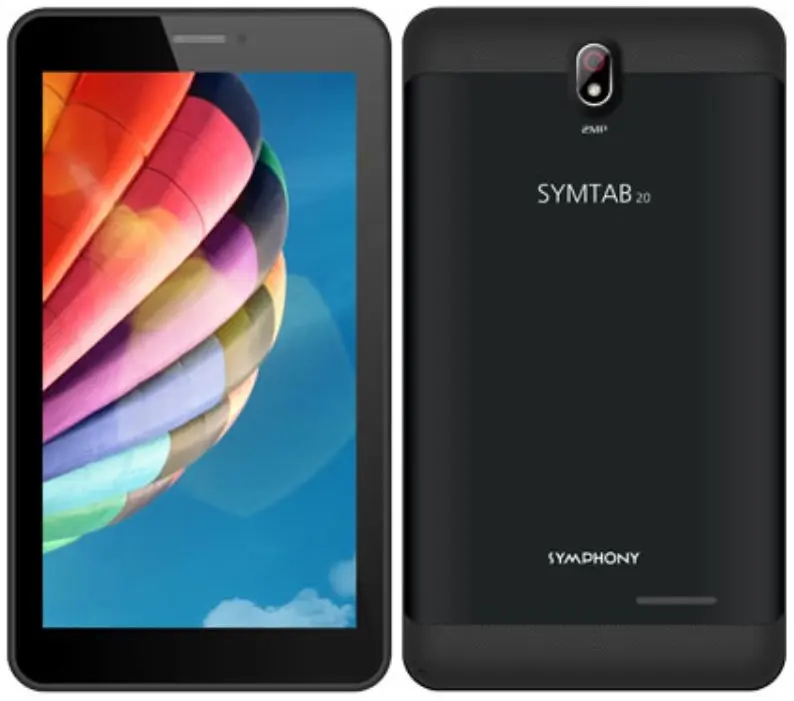 Symphony SYMTAB 20 Black Official Image.