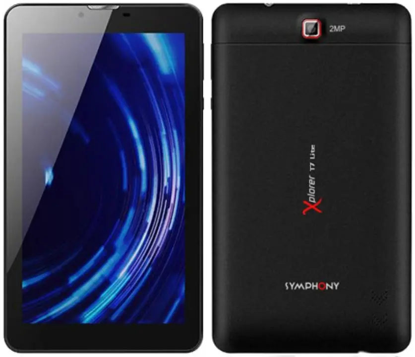 Symphony Xplorer T7 Lite Black Official Image.