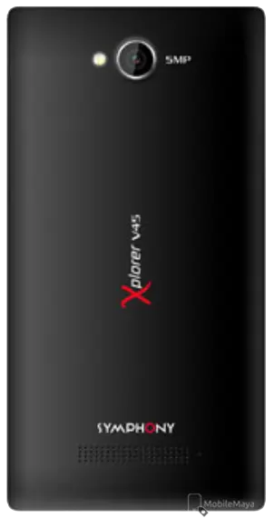 Symphony Xplorer V45 Back Side Image.