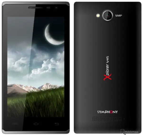 Symphony Xplorer V45 Black Image.