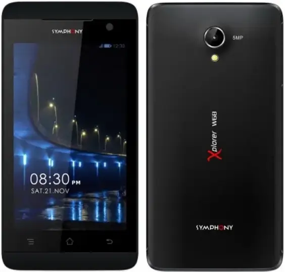 Symphony Xplorer W68 Black Image.