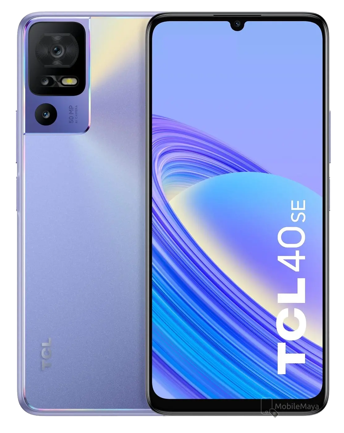 TCL 40 SE Twilight purple.