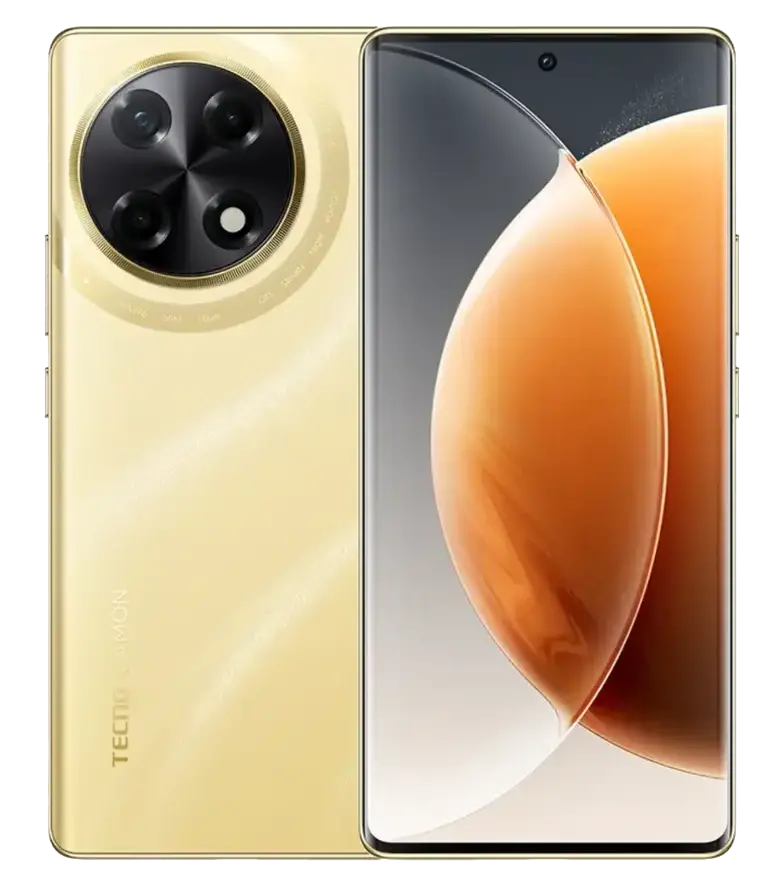 Tecno Camon 30S Dawn Gold official image