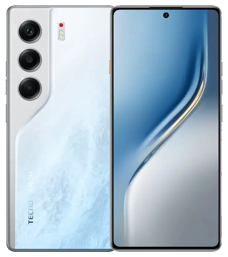 Tecno Camon 40 Glacier White Official.