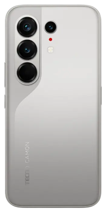 Tecno Camon 50 Ultra 5G Nebula Titanium Back Side Image.