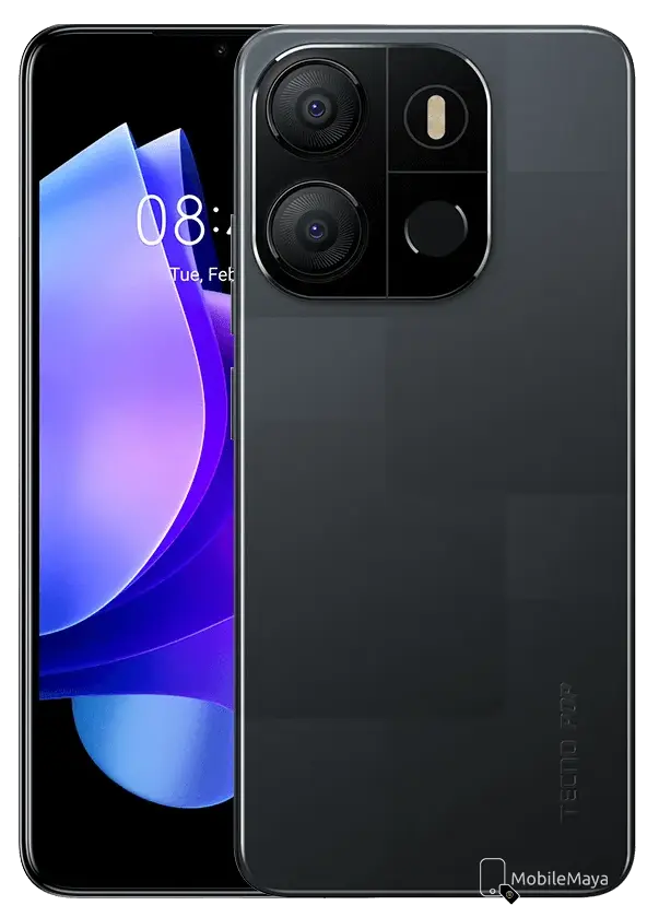 Tecno Pop 7 Endless Black Color image