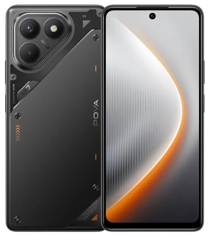 Tecno Pova 7 Geek Black Official Image