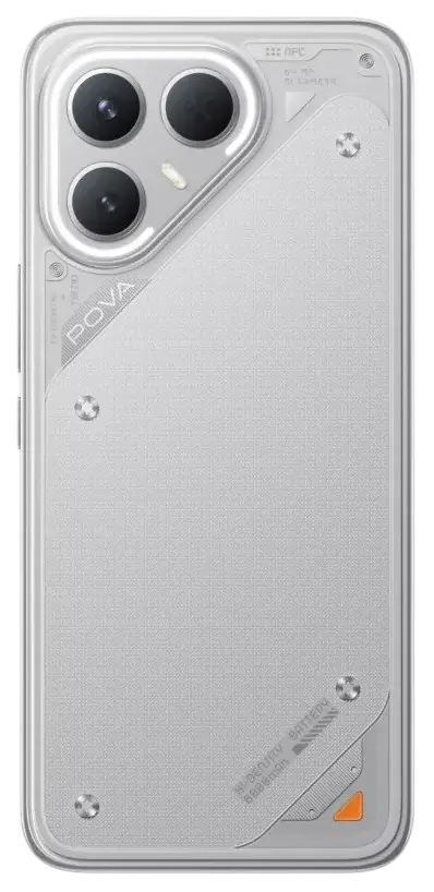 Tecno Pova 7 Pro 5G Dynamic Grey Back Image.