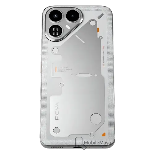Tecno Pova 8 Silver Back Image