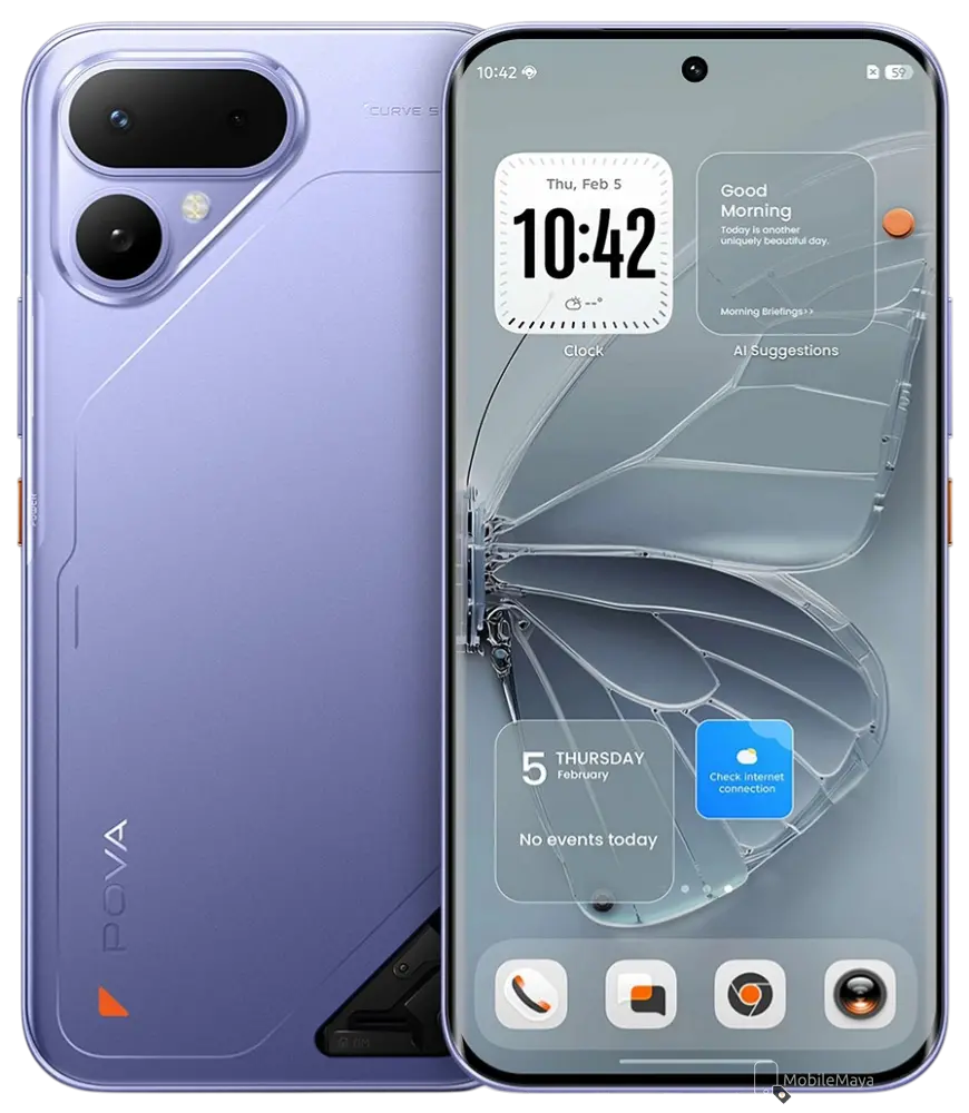 Tecno Pova Curve 2 5G Purple Official.