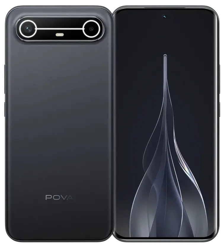 Tecno Pova Slim 5G Cool Black Image.