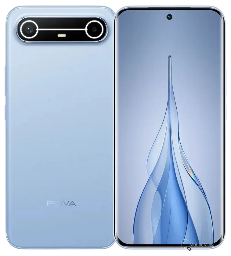 Tecno Pova Slim 5G Sky Blue Image.