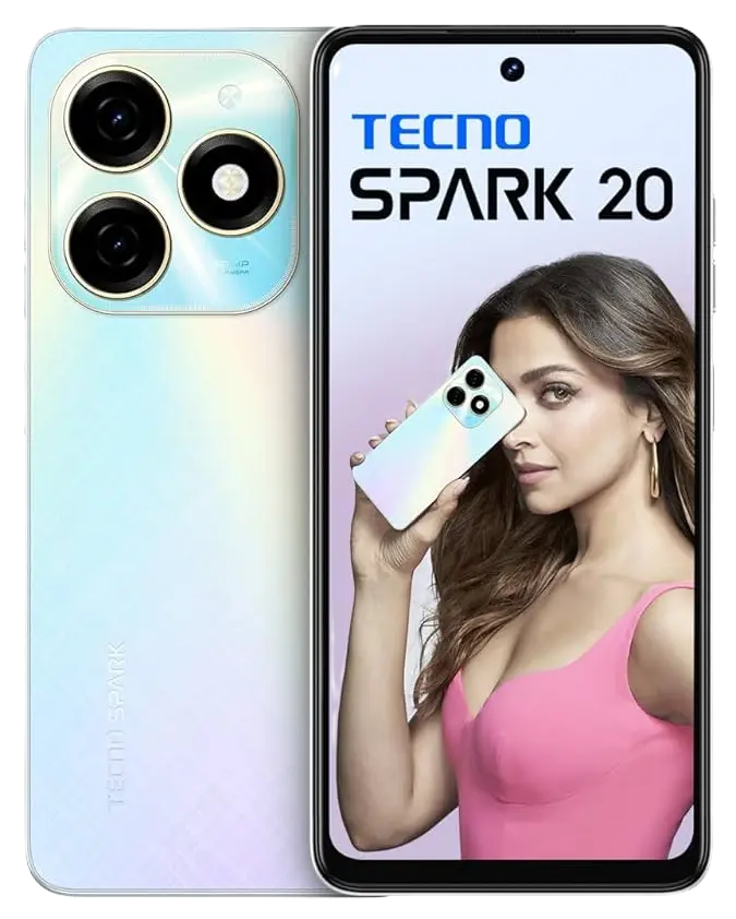 Tecno Spark 20 Cyber White image