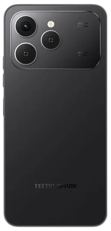 Tecno Spark 40 4G Ink Black Back Image.