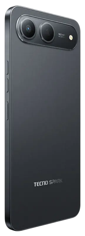 Tecno Spark 40 5G Ink Black Right Side Image.