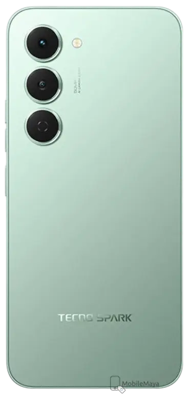 Tecno Spark 40 Pro 4G Bamboo Green Back Image.