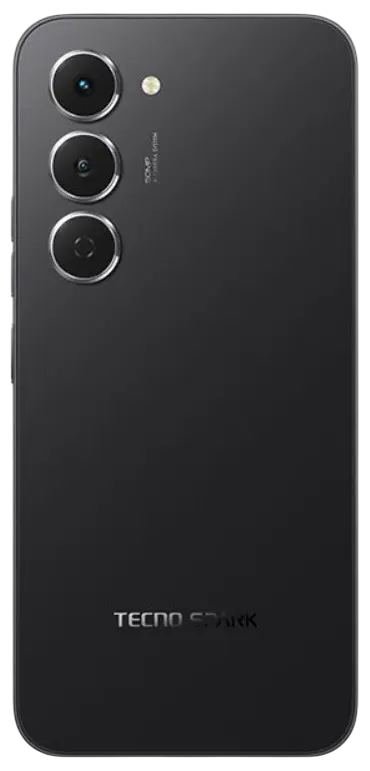 Tecno Spark 40 Pro 4G Ink Black Back Image.