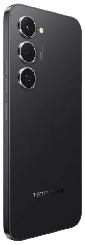 Tecno Spark 40 Pro 4G Ink Black Back Side Image.