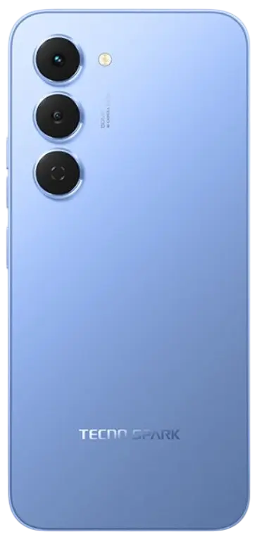 Tecno Spark 40 Pro 4G Lake Blue Back Image.