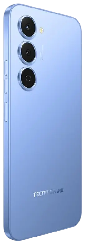 Tecno Spark 40 Pro 4G Lake Blue Back Side.