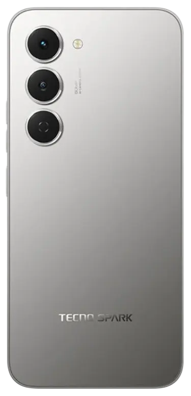 Tecno Spark 40 Pro 4G Moon Titanium Back Image.