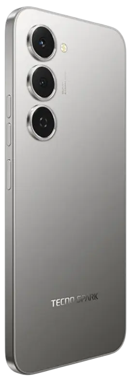 Tecno Spark 40 Pro 4G Moon Titanium Back Side Image.