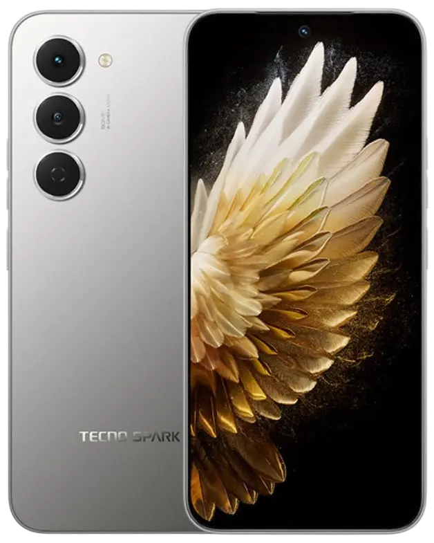 Tecno Spark 40 Pro 4G Moon Titanium Official Image.