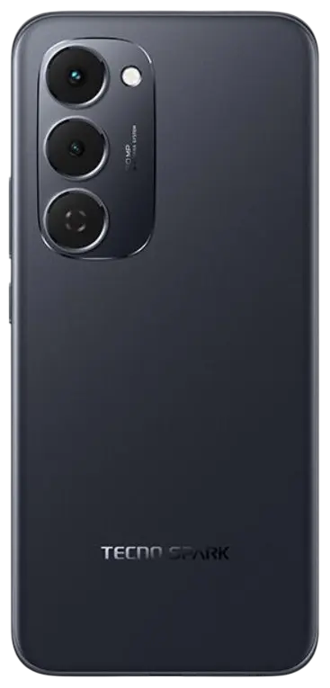 Tecno Spark 40 Pro Plus 4G Nebula Black Back Image.