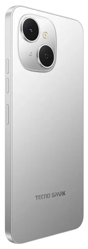 Tecno Spark 40C 4G Grey Right Side Image.