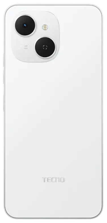 Tecno Spark 40C 4G White Back Image.