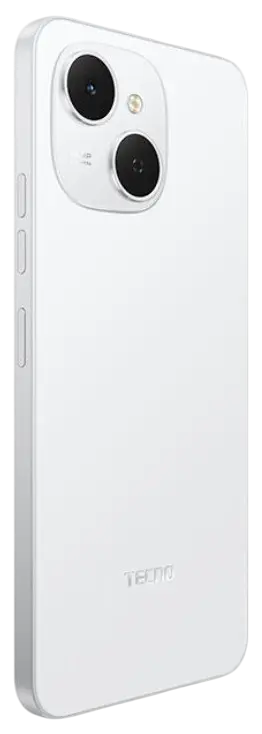 Tecno Spark 40C 4G White Right Side Image.