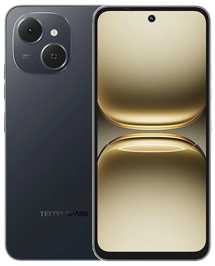 Tecno Spark 40C Ink Black Official Image.