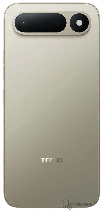 Tecno Spark 50 Champagne Gold Back Side Image