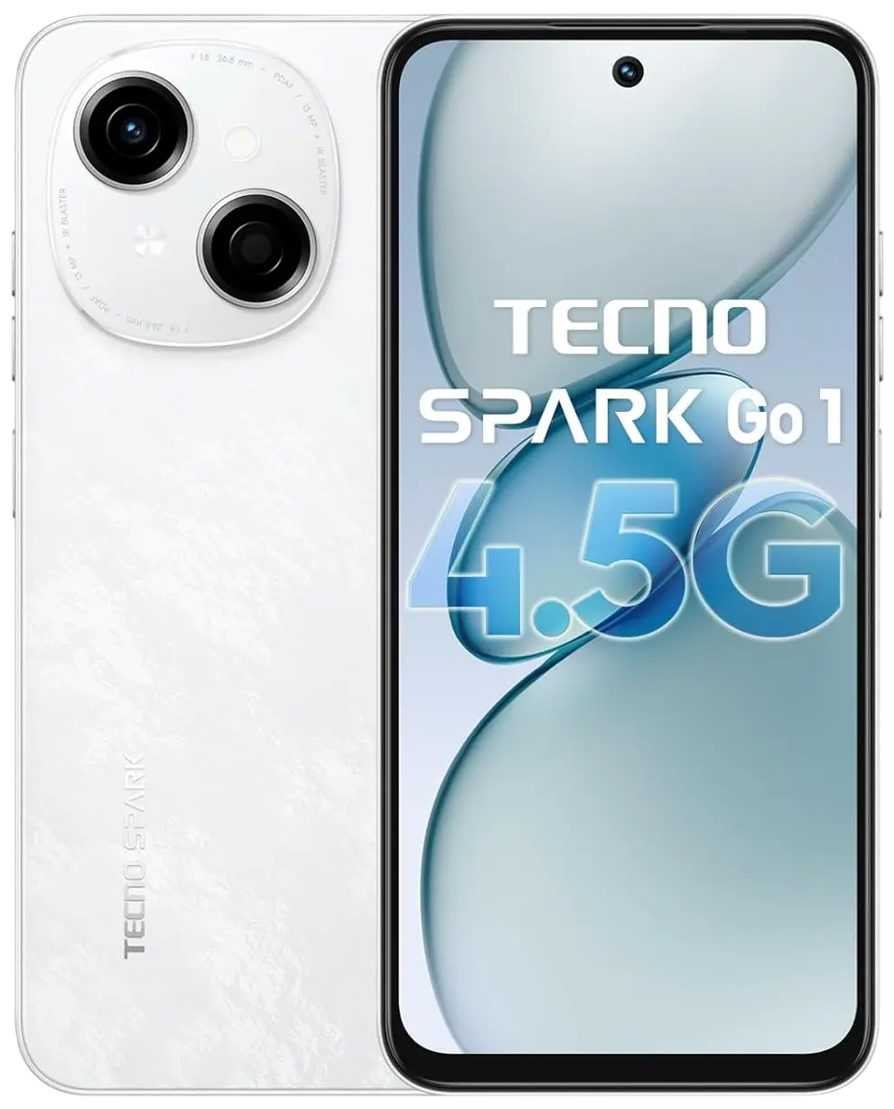 Tecno Spark Go 1 Glittery White official Image
