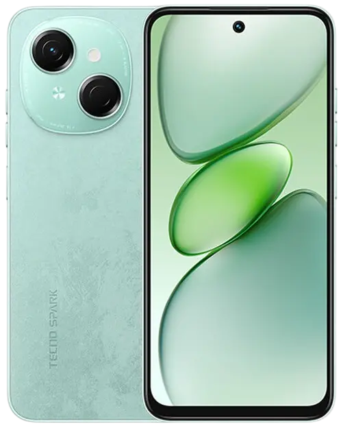 Tecno Spark Go 1 Magic Skin Green Official Image