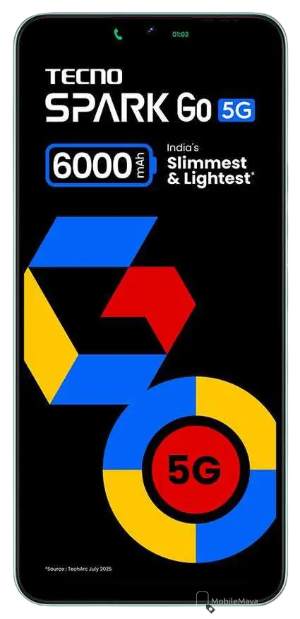 Tecno Spark Go 5G Front Image.