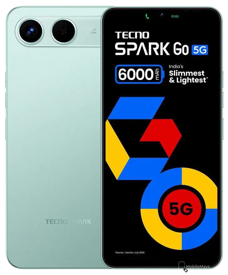 Tecno Spark Go 5G Turquoise Green Official.