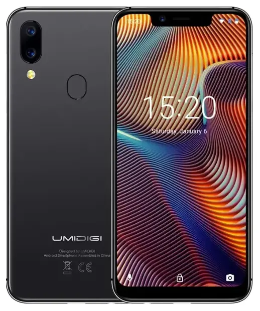 UMIDIGI A3 Black Image.