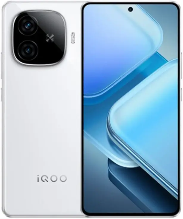 Vivo iQOO Z9 Turbo Plus White Official Image.