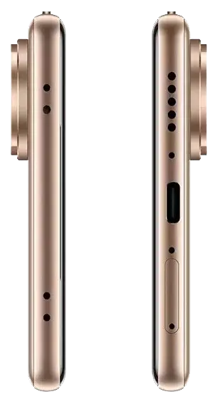 Vivo T4 Pro 5G Blaze Gold Charging Port Image.