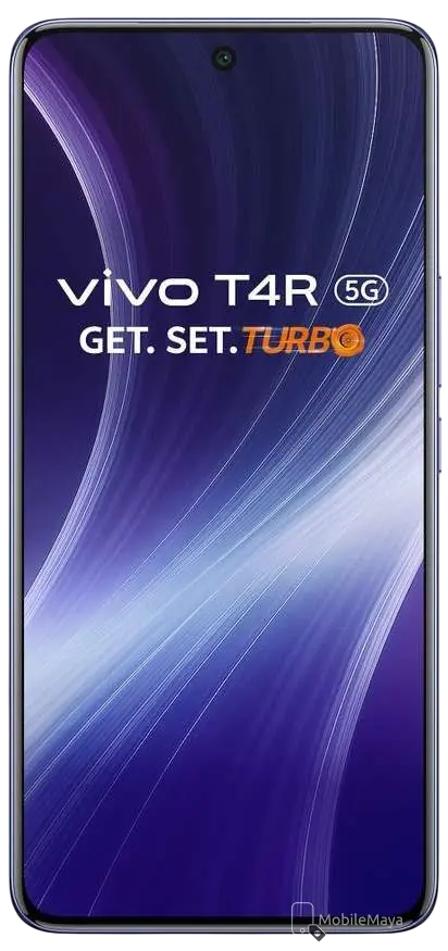 Vivo T4R 5G Twilight Blue Front Image.